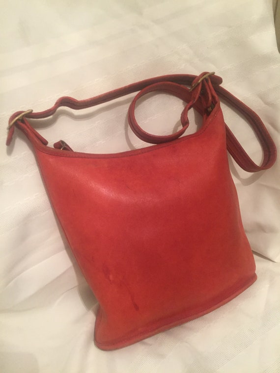 Vintage Coach Bucket Shoulder Bag Circa 1980s - image 1