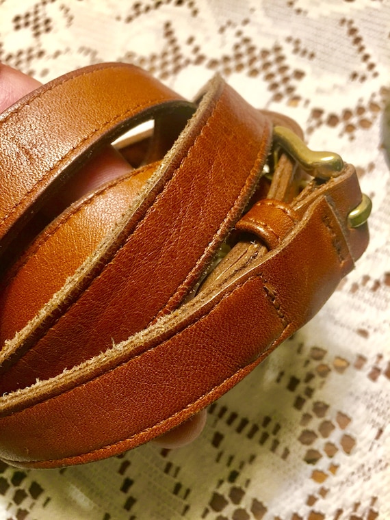 Vintage British Tan Coach Willis Shoulder Bag - image 10