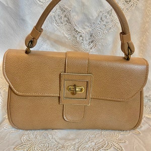 Vintage Old Fashion Style Handbag Beige