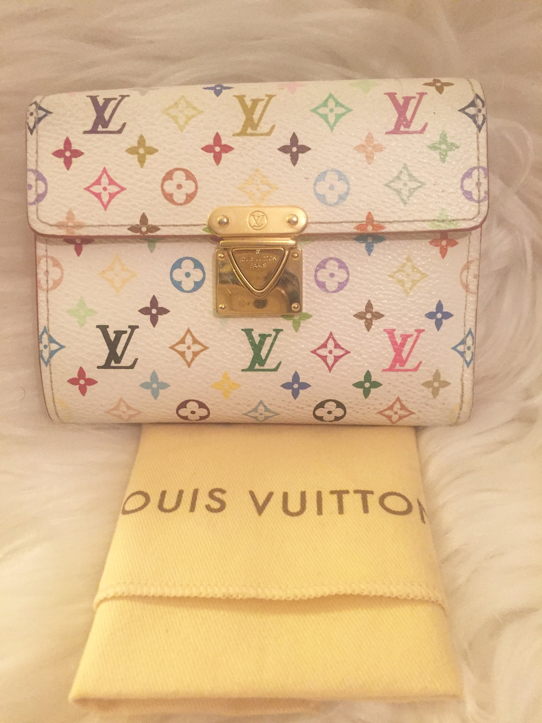 Authentic Louis Vuitton Black Multicolor Koala Wallet Review