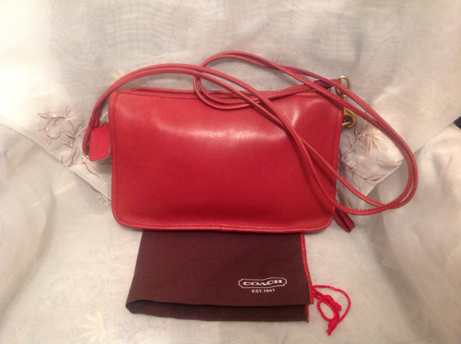 Vintage Coach 80s City Shoulder Bag Preppy Chic Classic