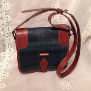 Vintage Polo Blackwatch Shoulderbag Preppy Chic Retro Traditional Fashion Wear