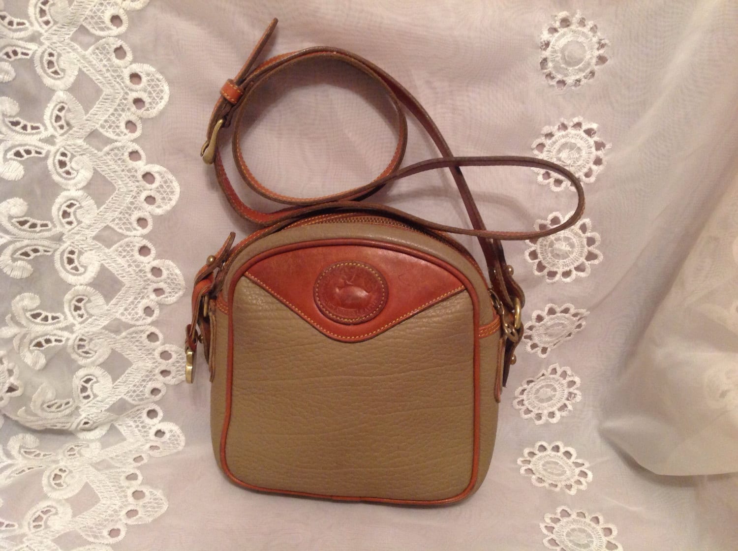 Dooney & Bourke - Pebble Leather Camera Crossbody Bag - Mushroom Brown