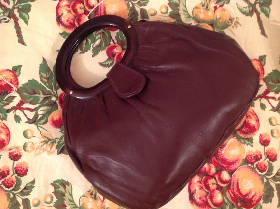Vintage Andre Handbag Dark Color Preppy Chic Purs… - image 2