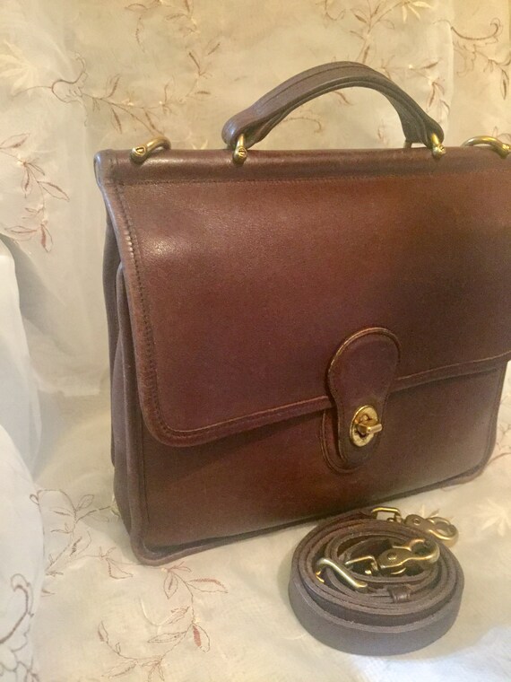 Vintage Chocolate Brown Coach Willis Shoulder Bag - Etsy