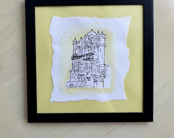 Disney's Hollywood Studios Watercolor Drawing