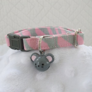 Cat Collar with bell  Cat  Breakaway Collar Custom Made