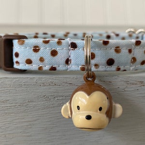 Fall Cat Collar Breakaway Collar with bell, Custom Made Cat Collar