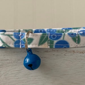 Blueberry Collar, Cat Collar, Dog Mini Collar, Custom Size