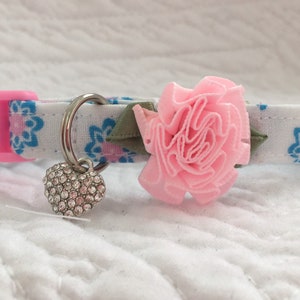 Cat Collar with bell  Cat  Breakaway Collar Custom Made