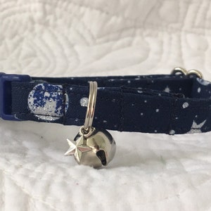 Cat Collar Breakaway Collar with bell, Custom Made Cat Collar