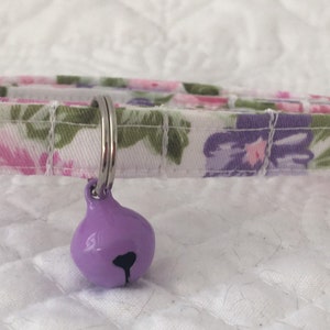 Cat Collar with bell  Cat  Breakaway Collar Custom Made