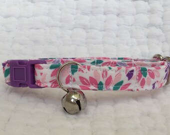 Cat Collar with Mouse Bell   Breakaway Collar Custom Made