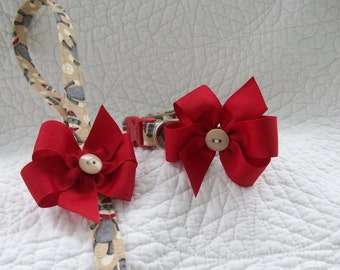 Monkey  Collar and Leash  Gift Set  Dog Collar and Leash Set