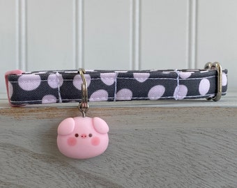 Cat Collar -Pig Collar - Breakaway or Non Breakaway -Custom Sizes -Kitten/Adult