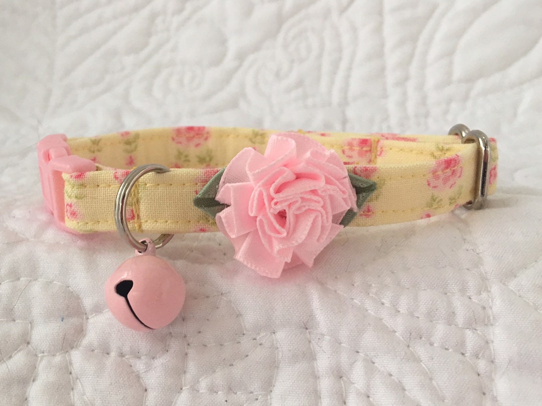 Cat Collar Breakaway Collar With Bell, Custom Made Cat Collar Etsy