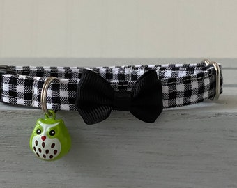 Owl Halloween Cat Collar, Cat Collar, Dog Collar, Halloween Collar, Custom Size