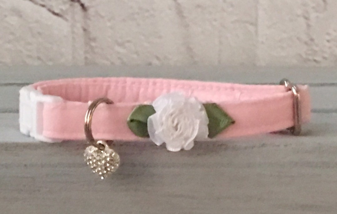 Cat Collar Cat Breakaway Collar Custom Made Cat Collar Etsy