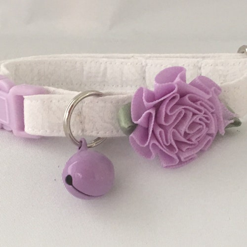 Lavender Cat Breakaway Collar Custom Made Etsy