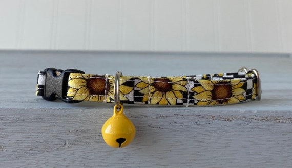 sunflower cat collar