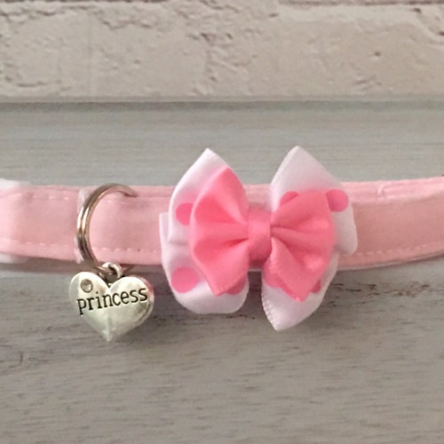 Cat Collar Cat Breakaway Collar Custom Made Cat Collar Etsy