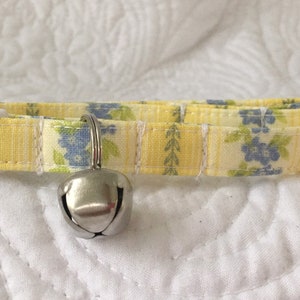 Cat Collar with bell  Cat  Breakaway Collar Custom Made