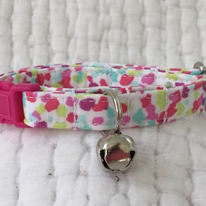 Cat Collar with bell  Cat  Breakaway Collar Custom Made