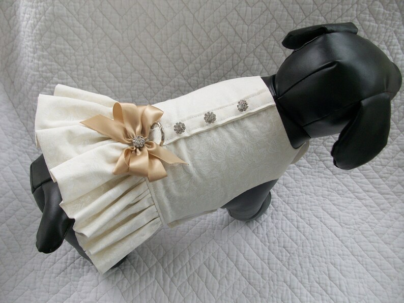 Wedding Dog Dress Harness for Dog or Cat Outfit Etsy