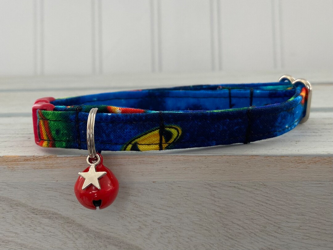 Cat Collar Breakaway Collar With Bell Custom Made Cat Collar Etsy