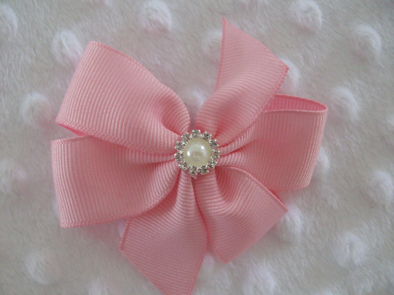 Dog Hair Bow Custom Made Ribbon and Roses Etsy