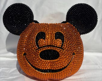 Mickey Mouse Halloween Popcorn Bucket  – Disney-Inspired Spooky Fall Decor, Collectible, Trick or Treat Bucket