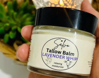 Lavender Grass-fed Whipped Tallow Balm 55 ml Återfuktande balsam. Ge din hud näring!