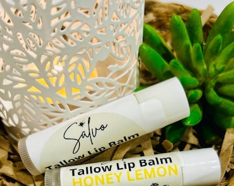 Honig Zitronentalg Lippenbalsam: Grasgefütterte, nährende Feuchtigkeit (5.5ml)