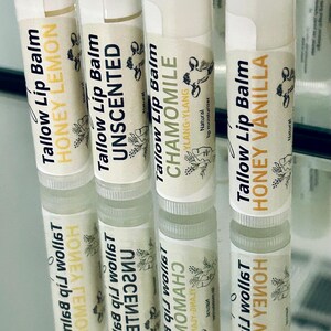 Lippenbalsem set van 4!! Zacht en voedend voor droge lippen. Uitstekende vochtretentie en gladde afwerking 5,5 ml