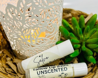 Unparfümiertes Talg Lippenbalsam: Natürliche Feuchtigkeit (5.5ml)