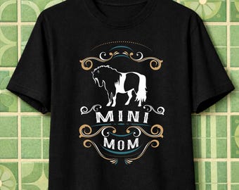 Koszulka z miękkiej bawełny Mini Mom Miniature Horse Comfort Colors 1717