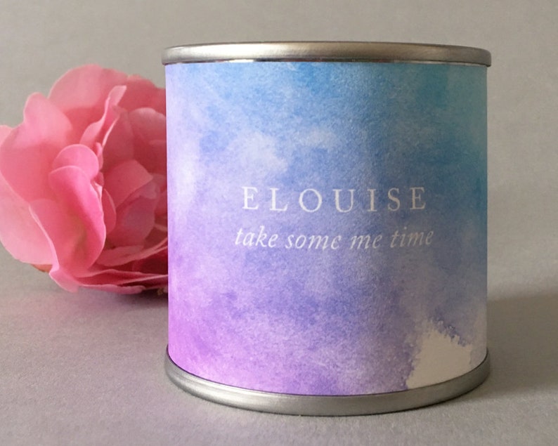 Personalised me time candle