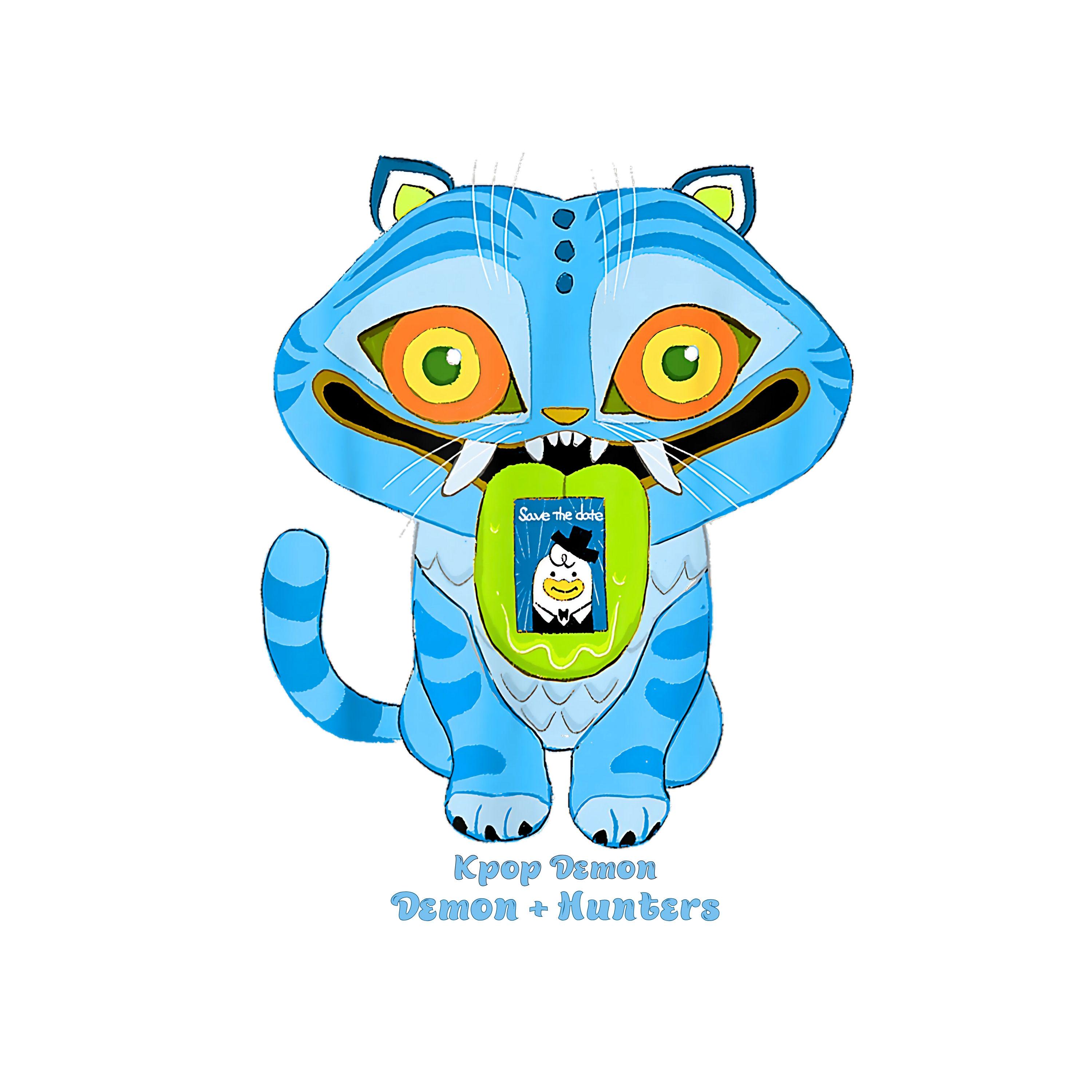 Kpop Demon Hunters Tiger/cat Coffee Labels (digital) PNG - Etsy