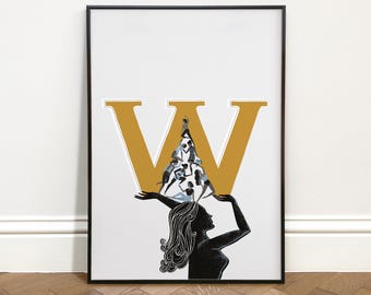 Empowered Women A3 Print: International Women's Day Art