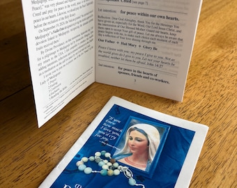 Rosário da Paz de Medjugorje - Livreto de Orações Meditativas