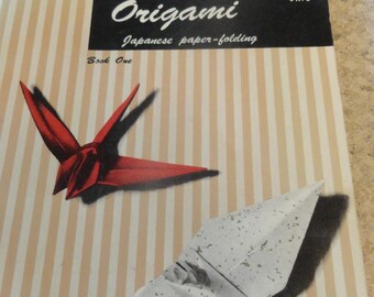 Vintage Origami Book 1957 Printed in Japan