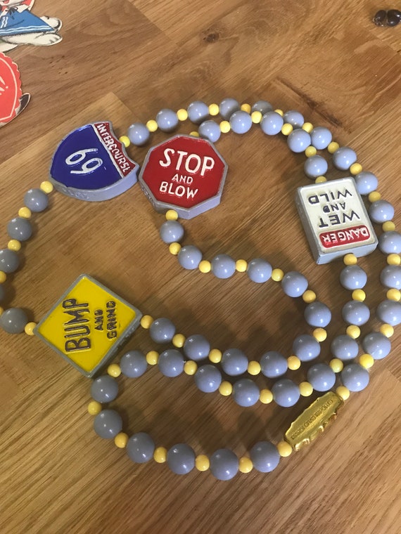 vintage mardi gras beads