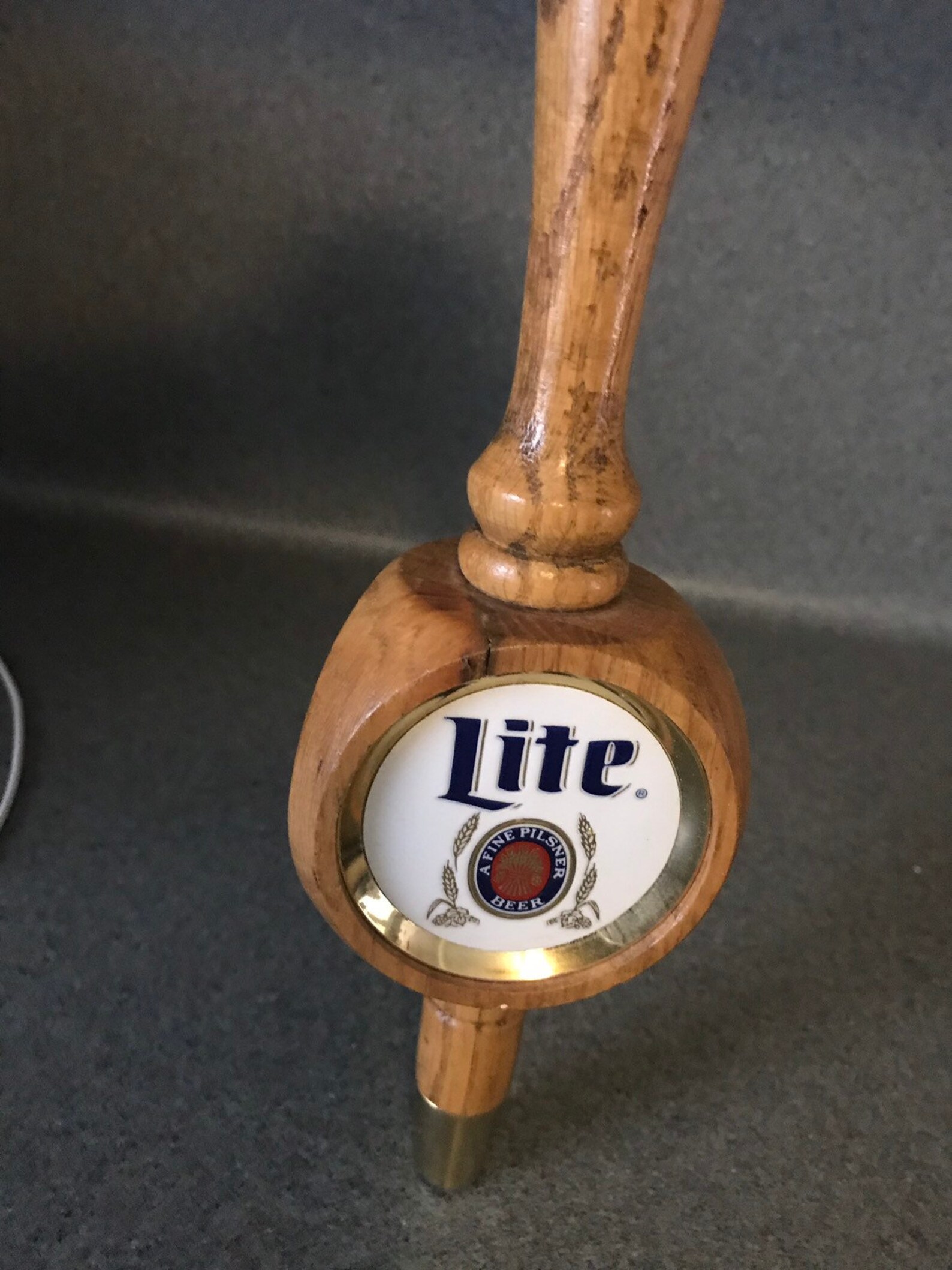 BEER KEG TAP Vintage Wood and Metal Golden Gate Etsy