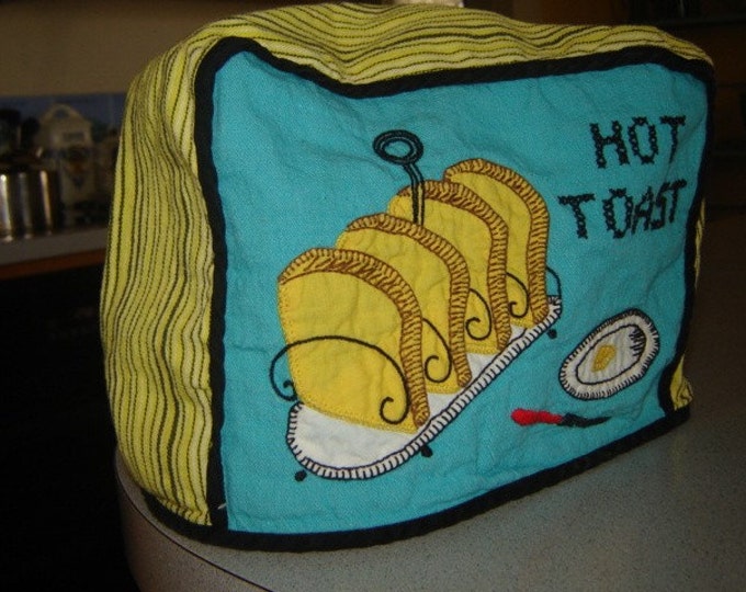 1950s RETRO TOASTER COVER Embroidery and Applique Great Graphics - Etsy
