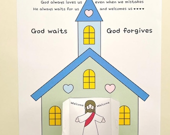 Prodigal Son Craft, Sunday School Lesson (PDF Pattern)