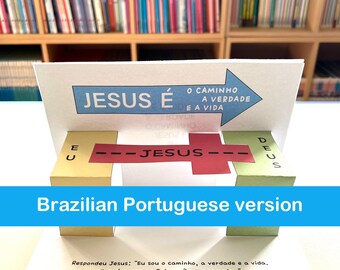Jesus Craft: João 14.6 - Brazilian Portuguese (PDF Pattern)