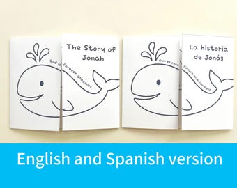 Jonah Bible Coloring Activity | Sunday School Christian Printable