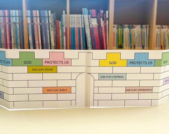 God's Protection Fortress Craft: Printable Activity (PDF Pattern)
