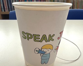 Christian Paper Cup Megaphone Craft: Speak Jesus Activity (PDF Download)