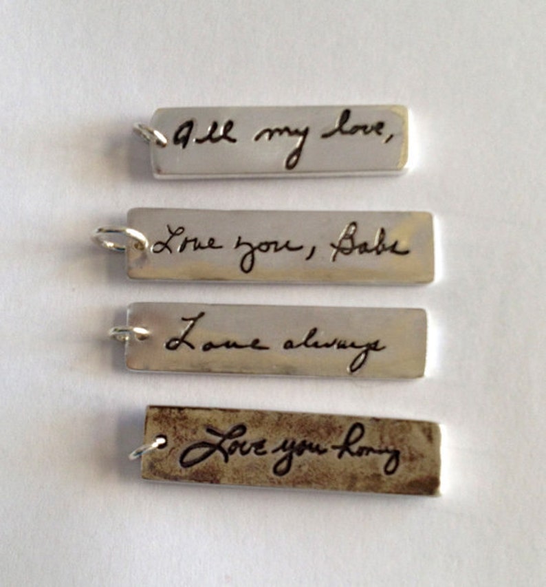 Wedding Bouquet Charm Double Sided Memorial Jewelry Your Etsy